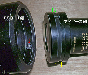 FSB-1とアイピース FSB-1とアイピース