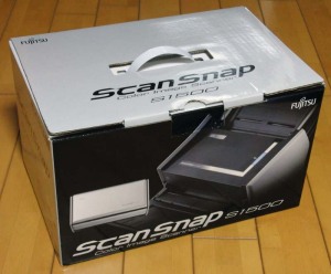 ScanSnap S1500の箱