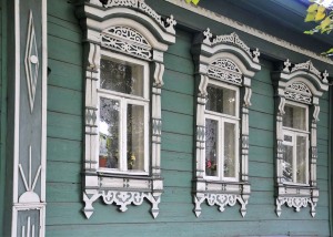 ロシア・スーズダリの民家建築